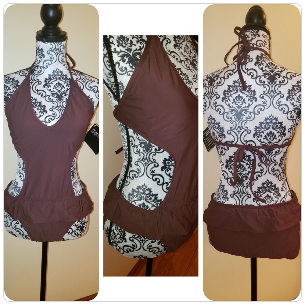 Sexy one piece cutout swimsuit